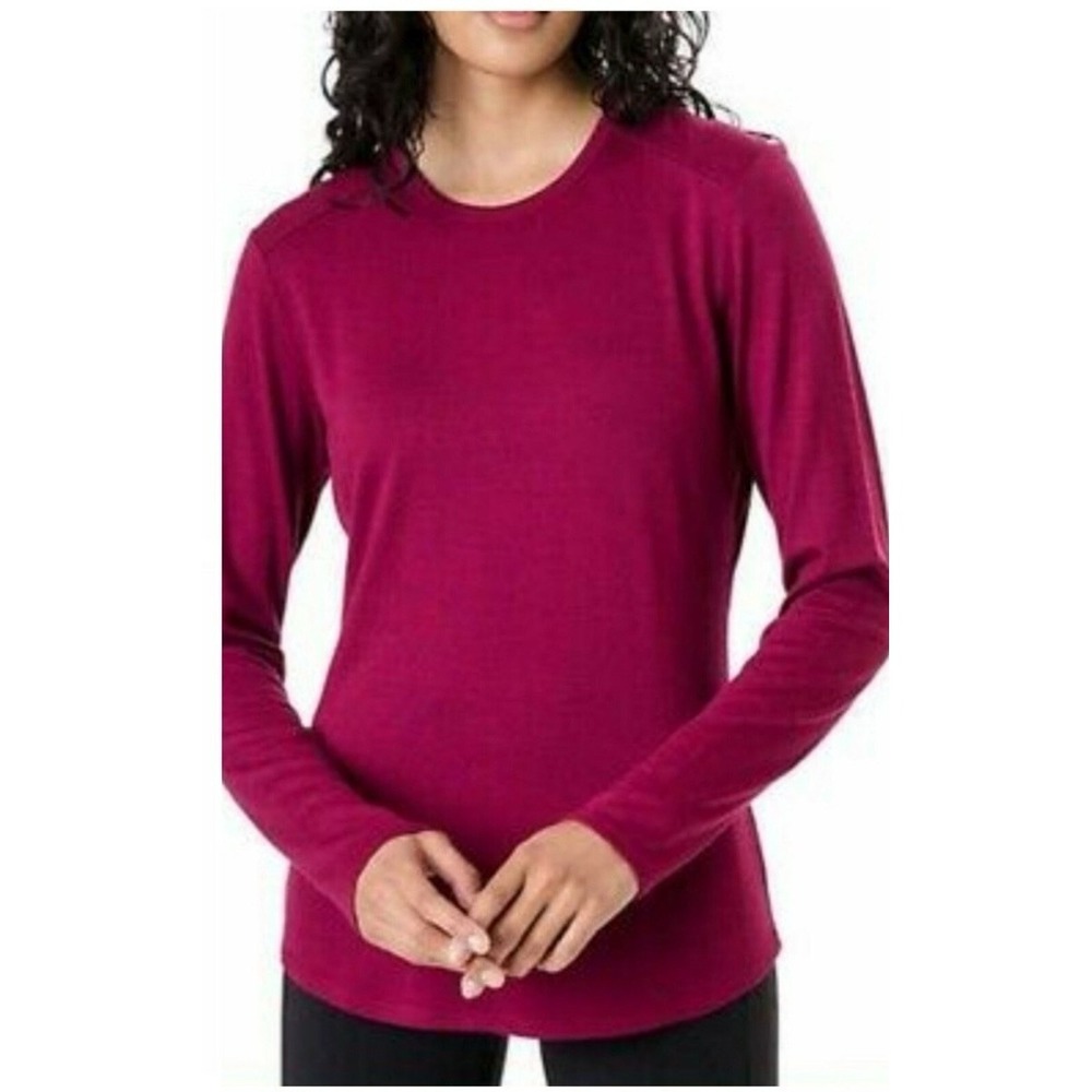 Segments 100% Merino Wool Womens Long Sleeve Base Layer Tee Top Shirt New